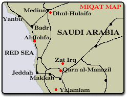 Miqat Map